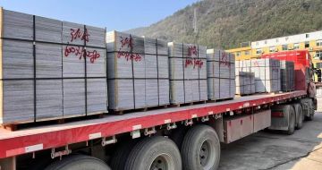 河北 芝麻灰地铺石出货日常