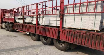 河北 白麻荔枝面外墙干挂，工厂装车日常