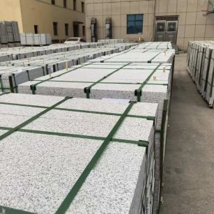 河北 白麻花岗岩5.0公分荔枝面地铺石