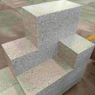 河北 白麻花岗岩荔枝面地铺石