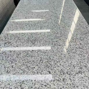 河北 白麻花岗岩光面毛板