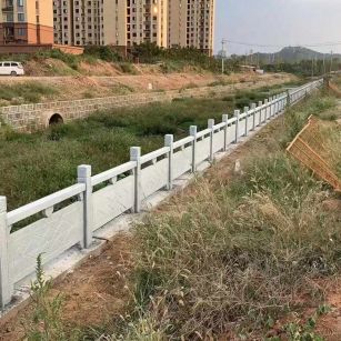 河北 白麻河道栏杆效果展示图