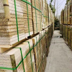 河北 黄金麻花岗岩荔枝面地铺石