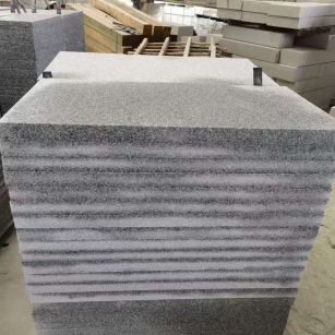 河北 芝麻白5公分火烧地铺成品，900*400，规格可定制