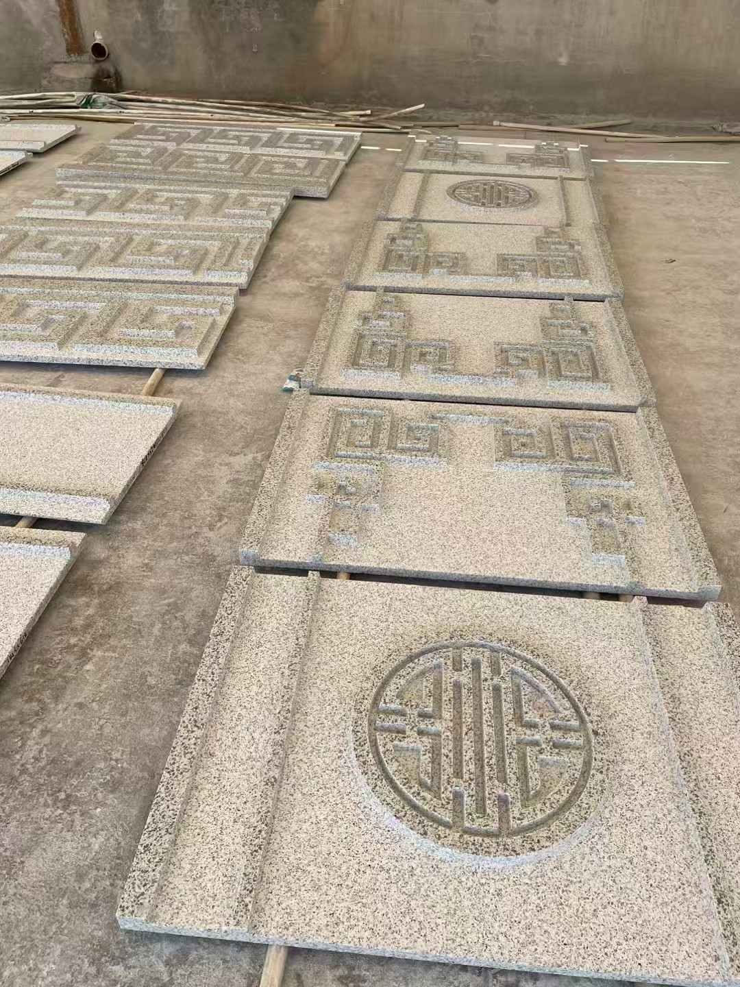 河北 白麻花岗岩外墙立面雕刻板