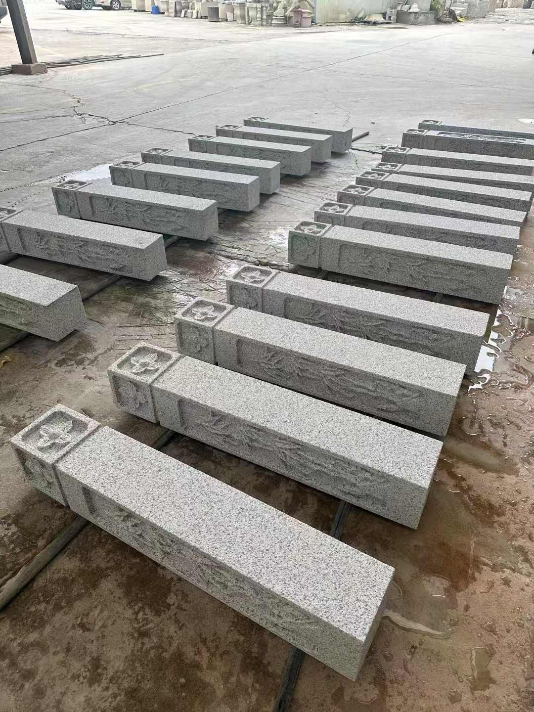 河北 白麻方柱雕花防水