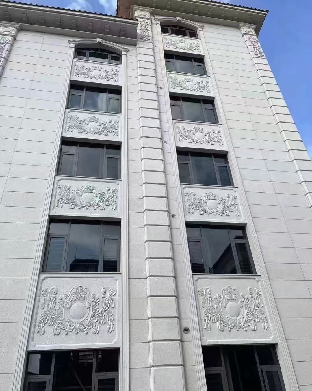 河北 白麻荔枝面花岗岩别墅外墙干挂