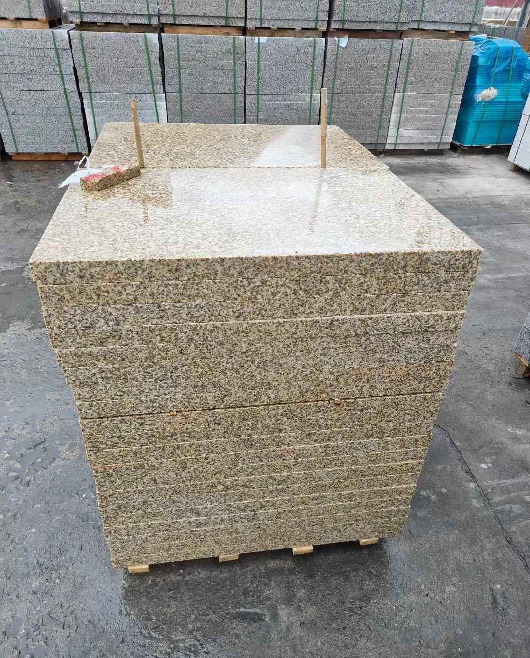 河北 湖北黄金麻花岗岩石材荔枝面外墙石材