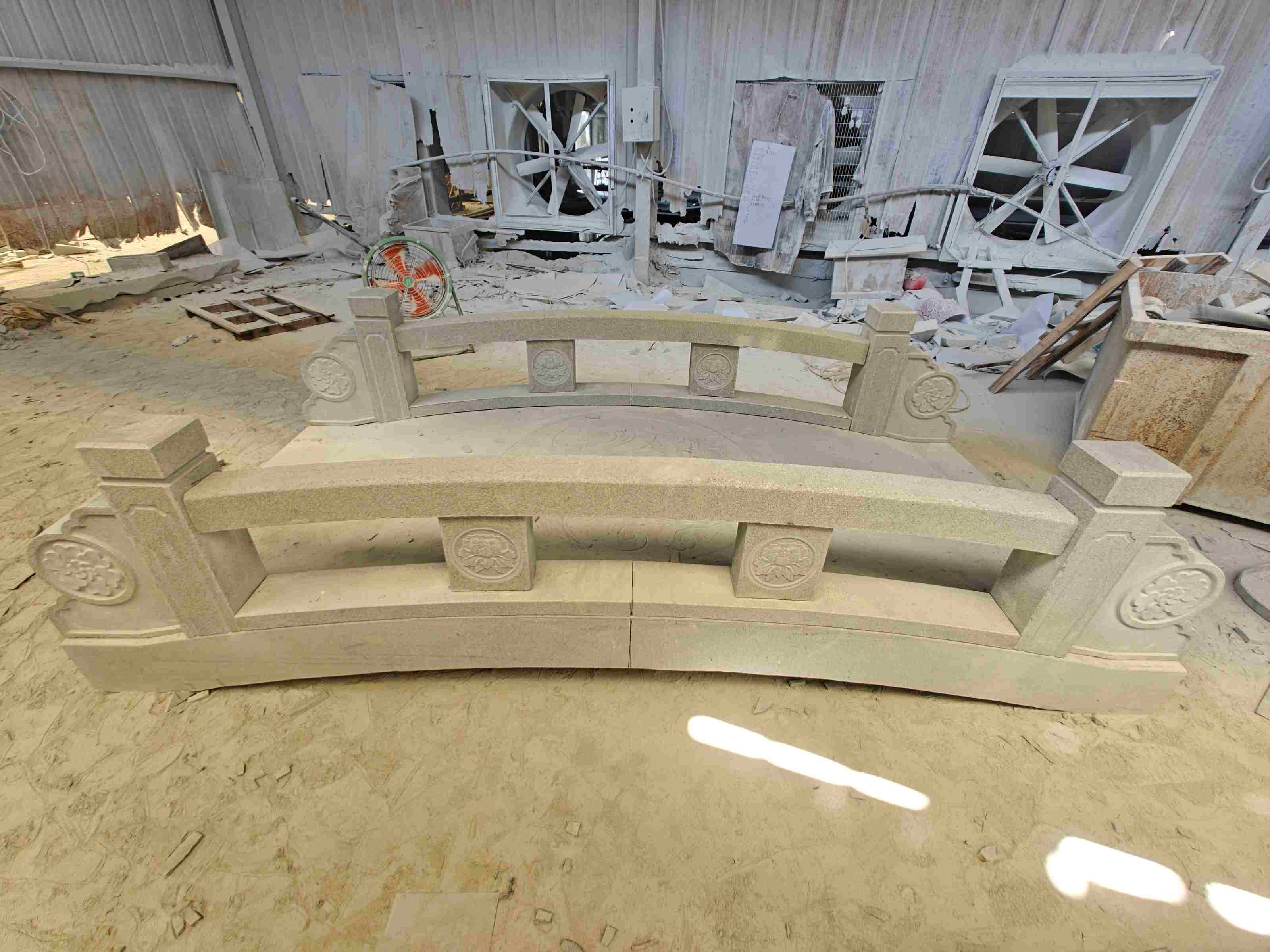 河北 芝麻灰花岗岩异形加工-拱桥，石桥