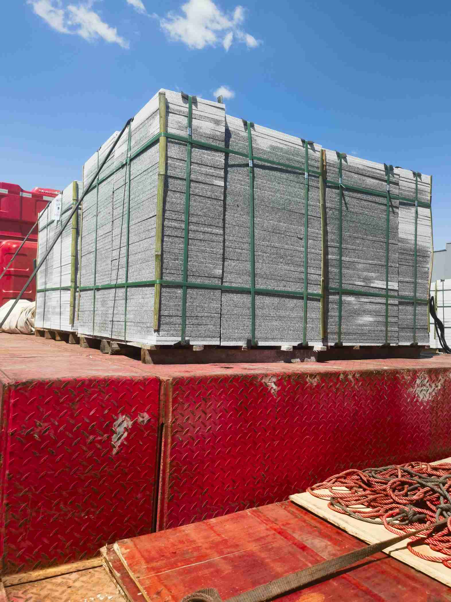 河北 芝麻白火烧规格板地铺石300*600/600*600