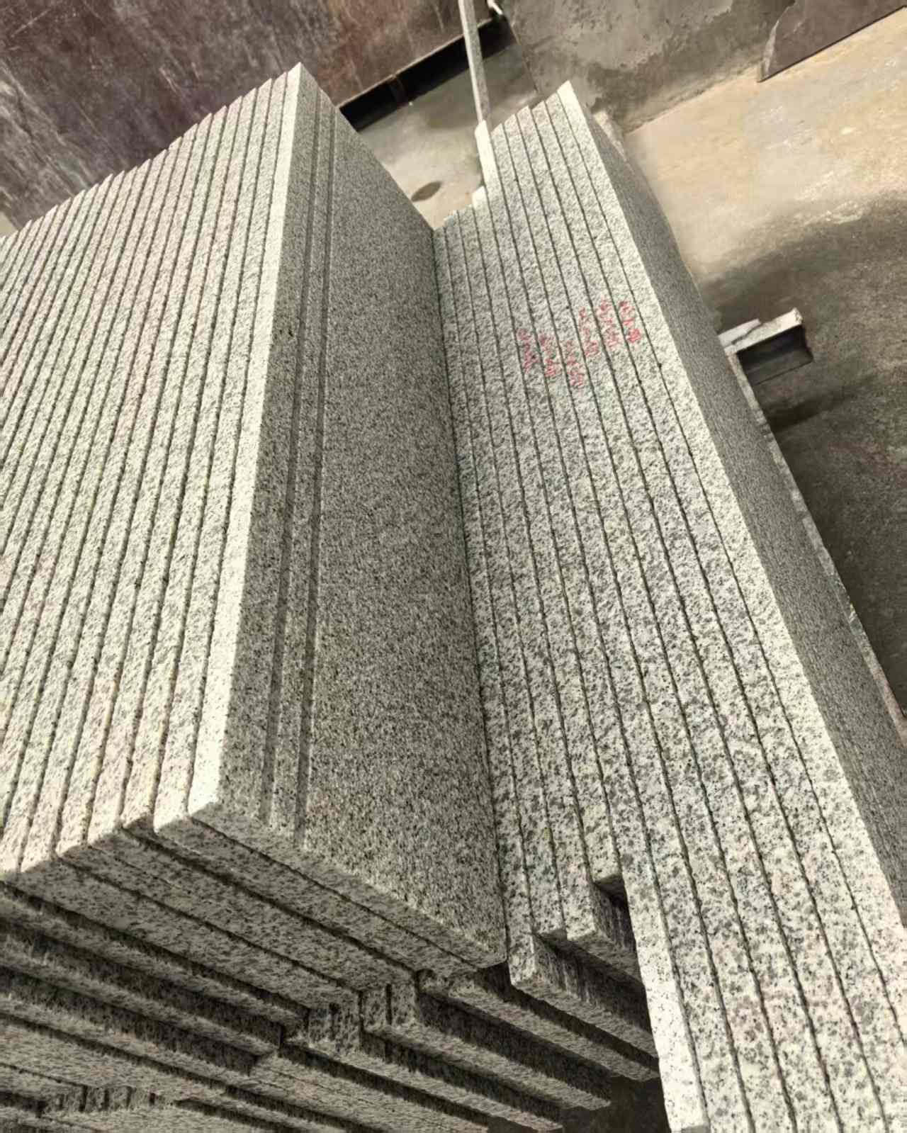 河北 白麻荔枝面花岗岩楼梯踏步