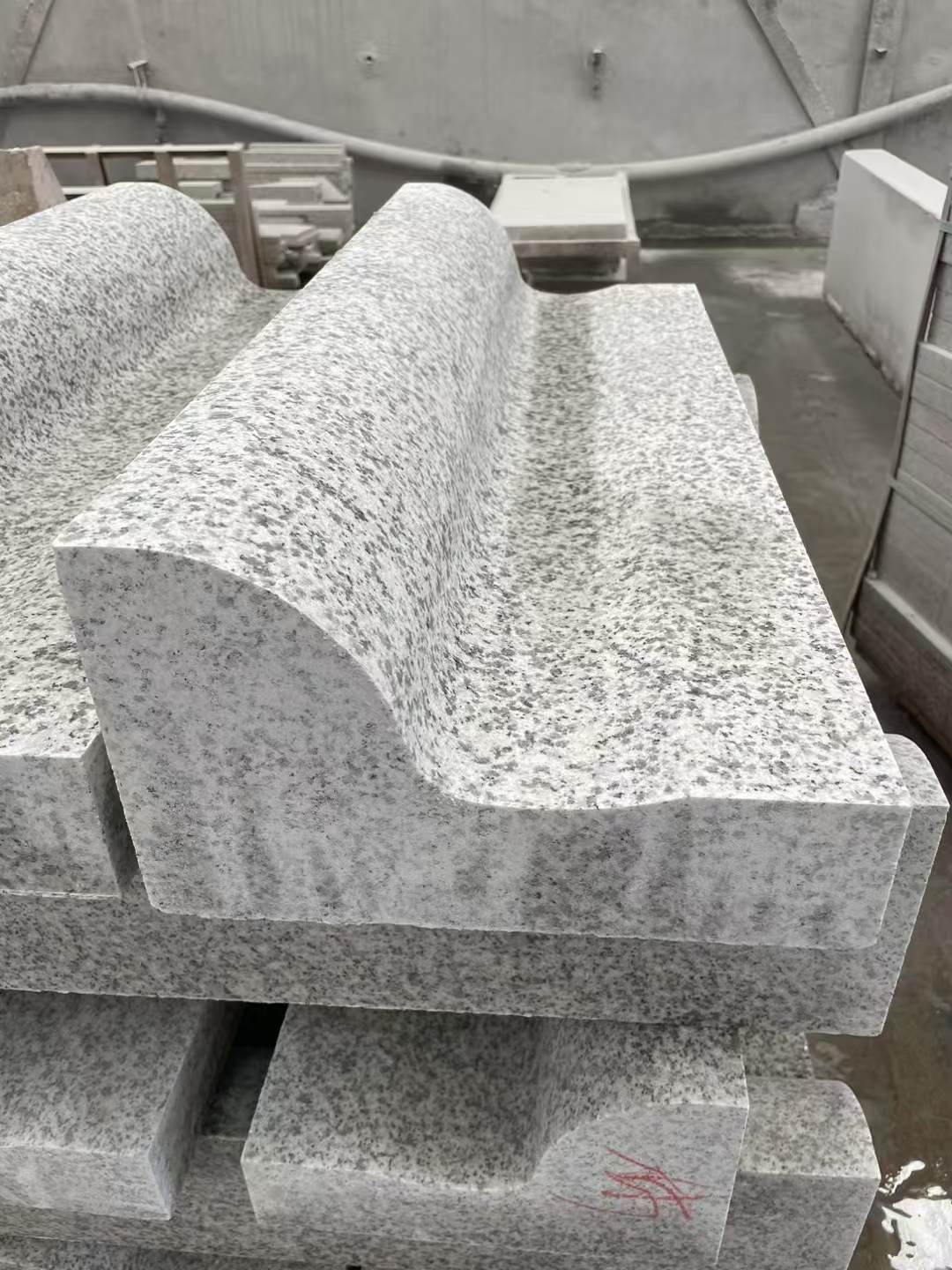 河北 白麻花岗岩S型路沿石，路侧石，马路牙子等