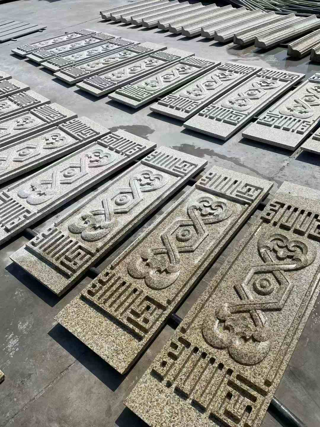 河北 黄金麻花岗岩外墙雕刻板