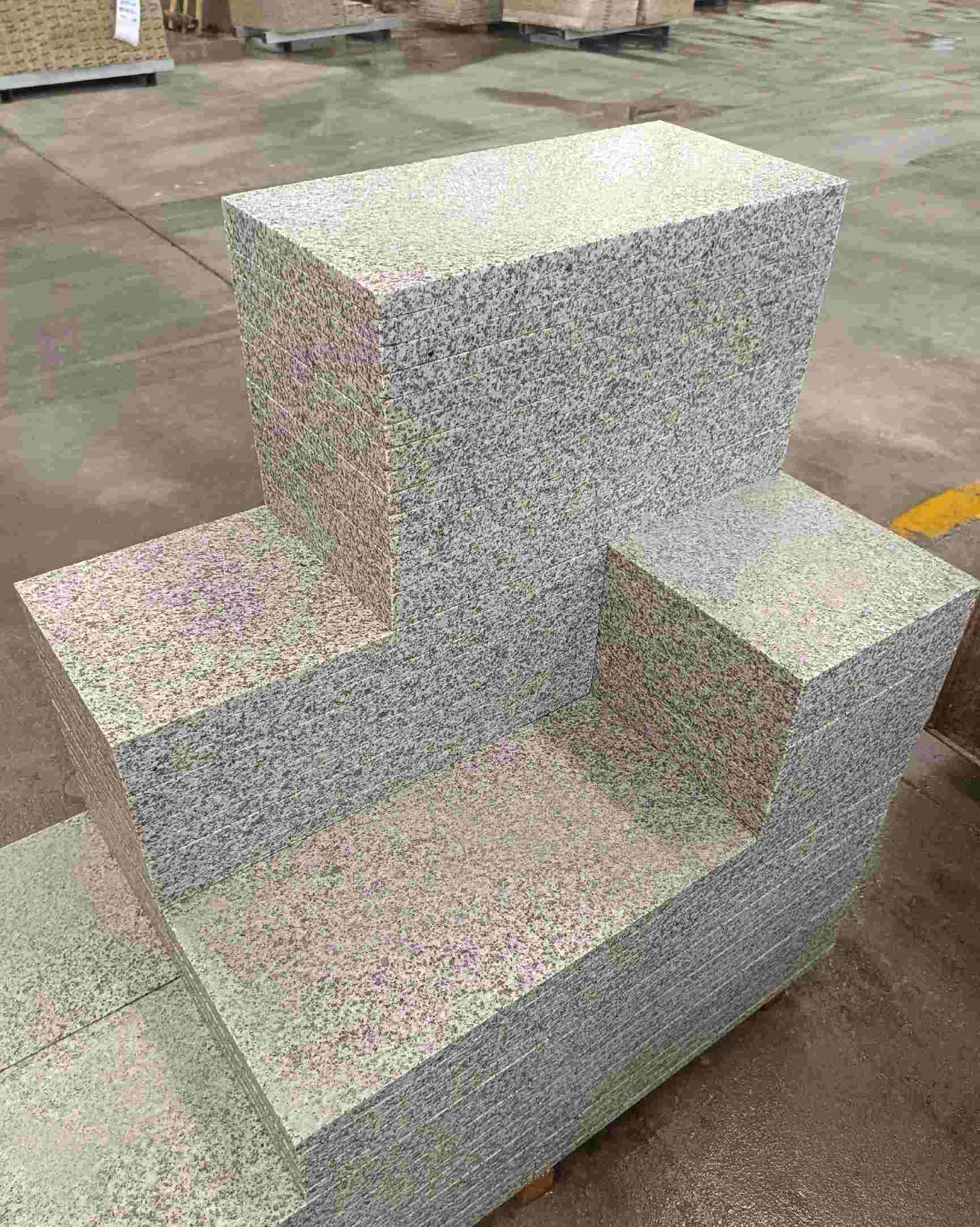 河北 白麻花岗岩荔枝面地铺石